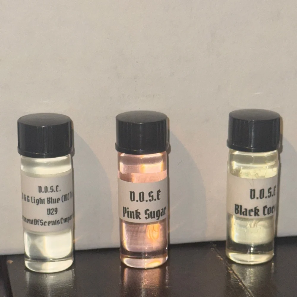 Glass Twist Top Tester Bottles Female Fragrance oils #5